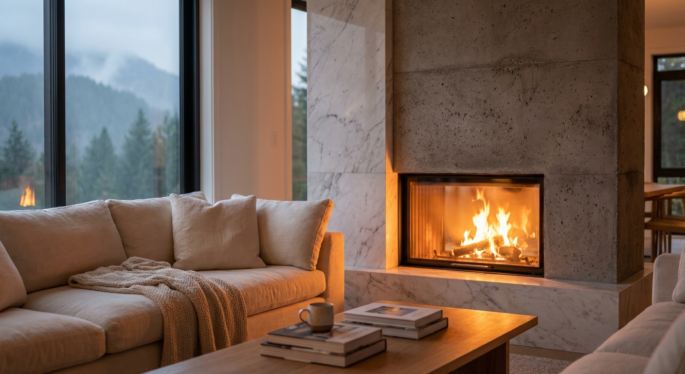 متریال شومینه