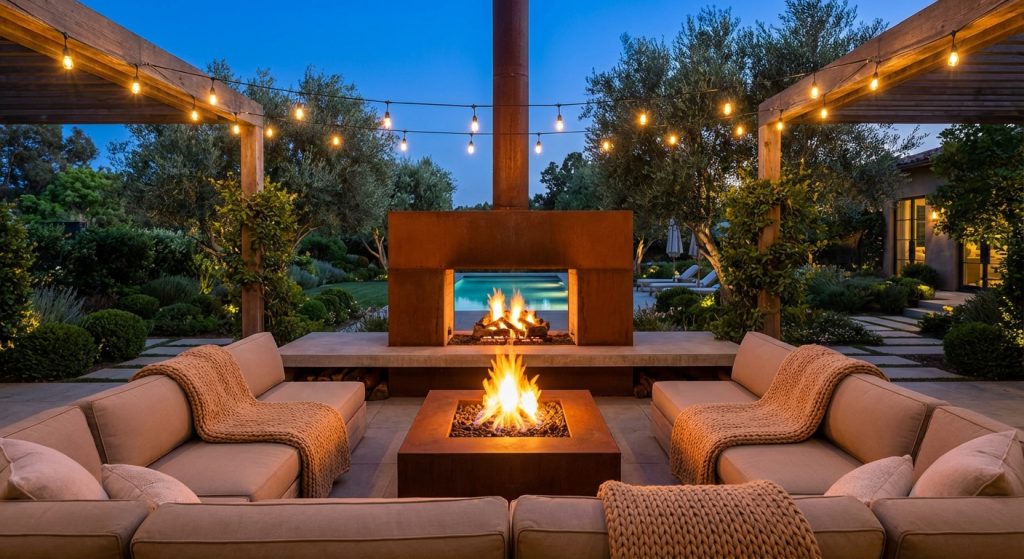 شومینه فضای باز